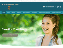 Tablet Screenshot of dentistmooresville.com